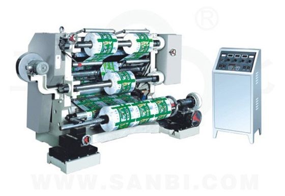 China Máquina plástica del rewinder de la cortadora del carrete de película, máquina de papel del cortador de la etiqueta proveedor