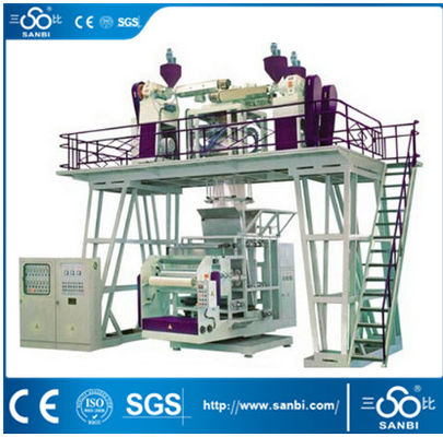 China Velocidad tres capas de CPP de la máquina que sopla de la película plástica (modelo SJ-50*3,60*3) proveedor