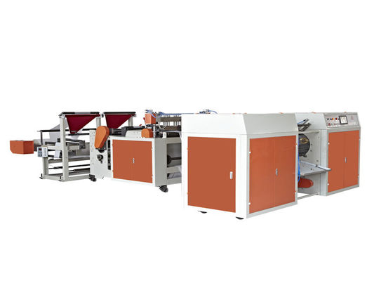 China Bolso de basura plástico automático de Coreless que hace máquina líneas dobles proveedor
